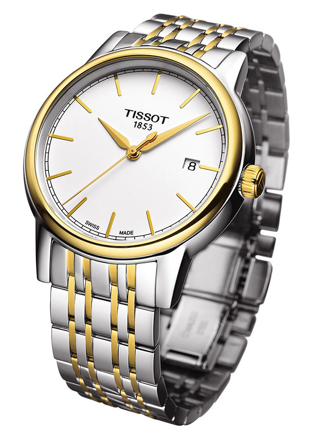 Đồng Hồ Nam Dây Thép Không Gỉ Tissot T085.410.22.011.00 (40mm) - Mặt Trắng