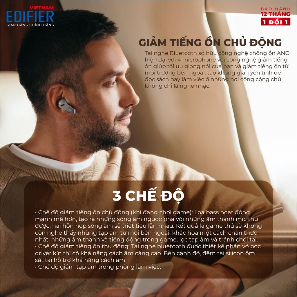 Tai nghe Bluetooth 5.0 EDIFIER TWS NB2 Pro - Thời lượng pin 32 giờ - Chồng ồn ANC - Âm thanh Stereo Chống nước IP54 - Hàng chính hãng