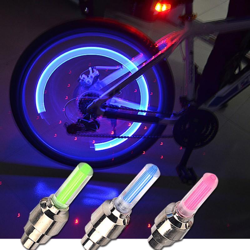 1 Nắp Đậy Van Xe Đạp Có Đèn LED Phát Sáng Độc Đáo
