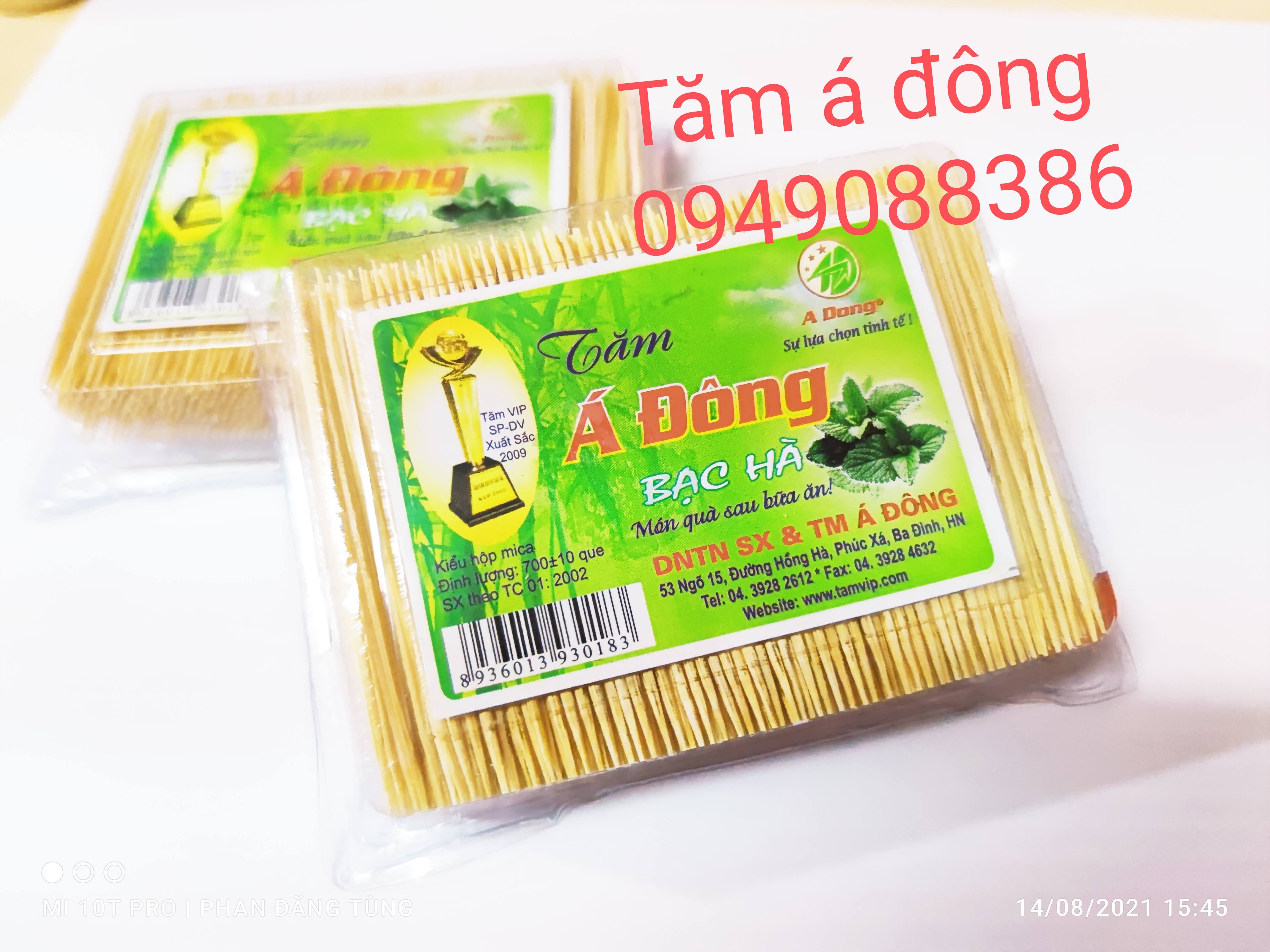 Hộp tăm hai đầu nhọn