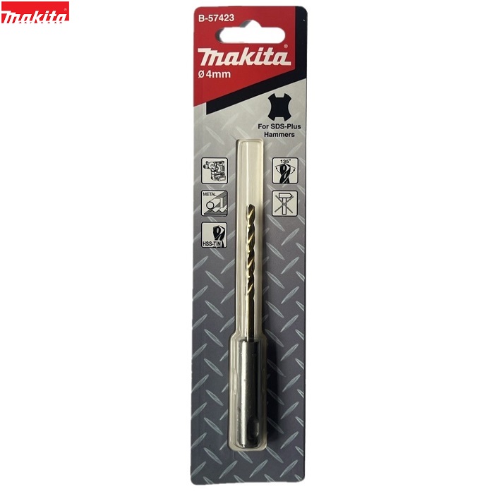 Mũi khoan kim loại chuôi gài MAKITA 4mm x 105mm B-57423