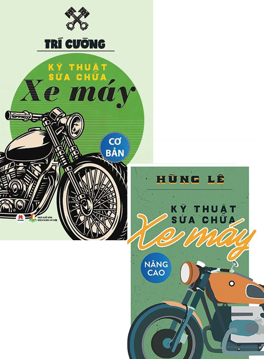 Combo Sách Sửa Chữa Xe Máy Từ Cơ Bản Đến Nâng Cao