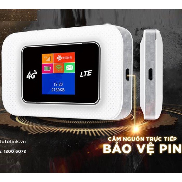 Thiết bị đầu cuối di động TOTOLINK MF180L - Wi-Fi di động 4G LTE 150Mbps- Hàng Chính Hãng