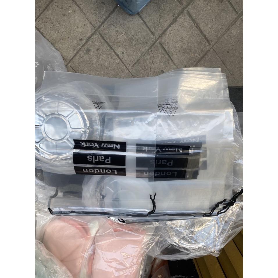 Set 5 Túi Có Dây Rút Bảo Quản Thực Phẩm, Quần Áo, Giày Dép Chống Nước Và Chống Ẩm