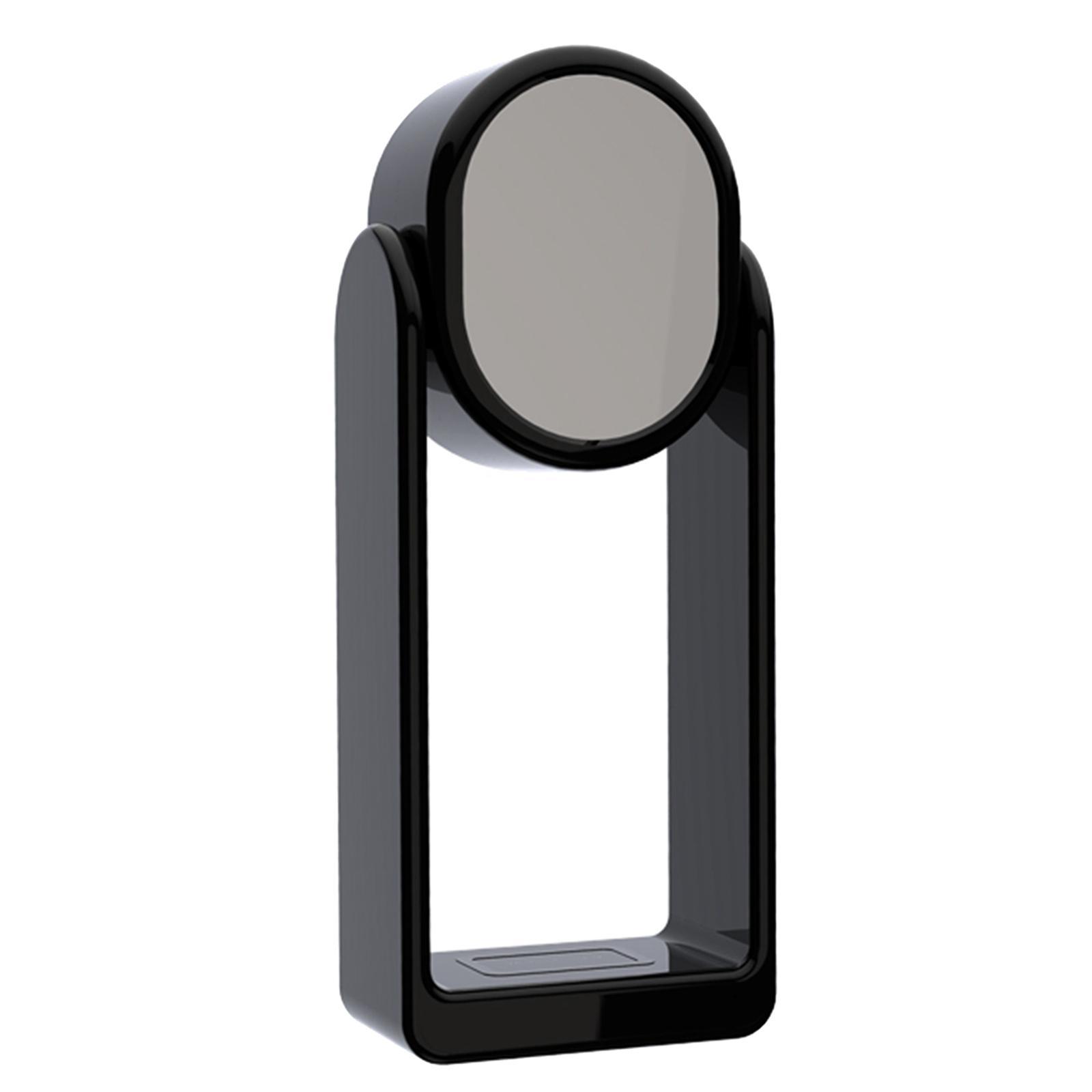 LED Desk Lamp WirelESS Charger Makeup Mirror Black