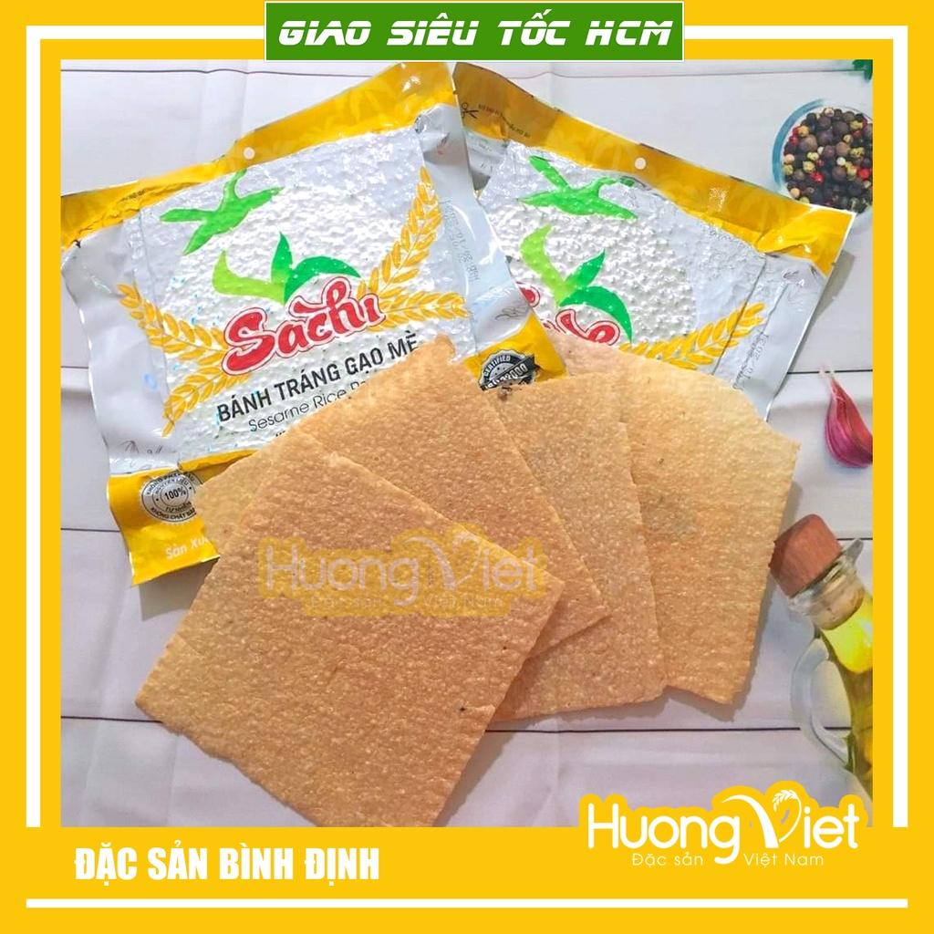 Bánh tráng nướng SACHI, bánh tráng RUỐC giòn thơm không đường, ăn vặt, ăn kiêng, đặc sản Bình Định 