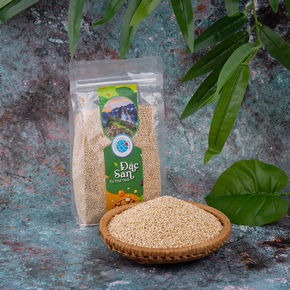 Hạt Quinoa Trắng (Diêm mạch) Hữu Cơ Trading Perfect Partner Túi 500g - Nhập Khẩu Từ Peru