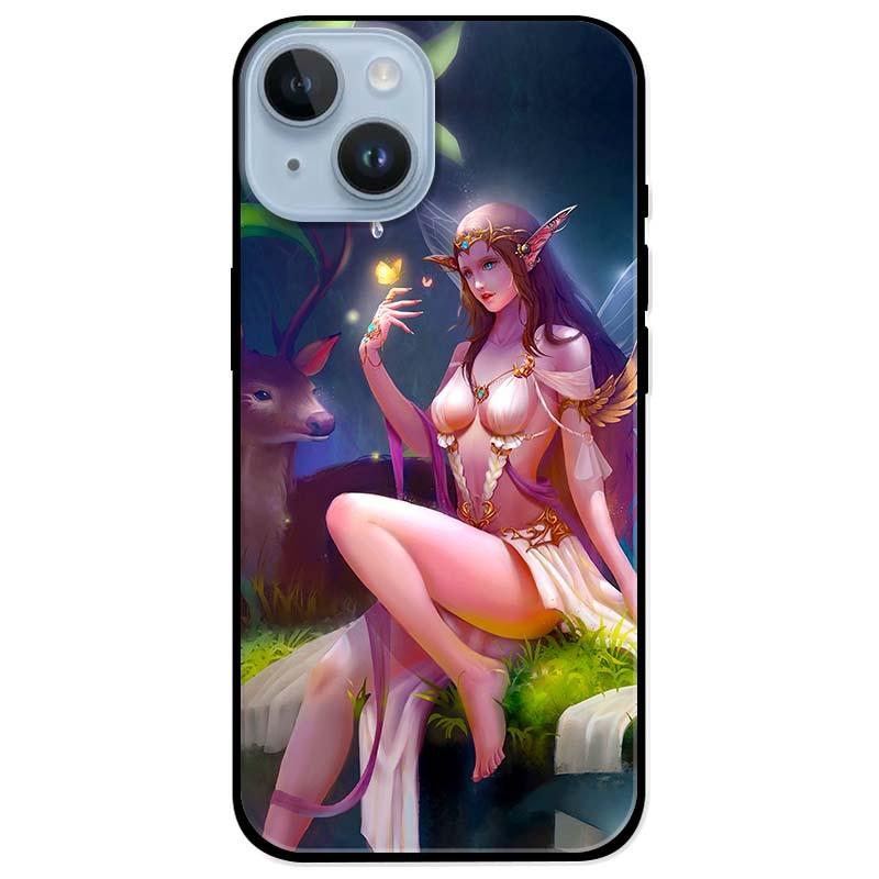 Ốp lưng dành cho Iphone 14 - Iphone 14 Plus - Iphone 14 Pro - Iphone 14 Pro Max - Cô Gái Và Hươu