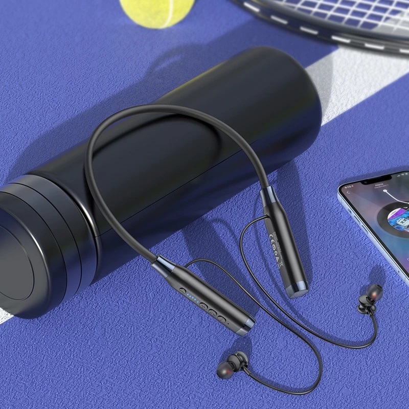 Tai nghe thể thao đeo cổ Sothing Hoco ES62, tai nghe bluetooth hỗ trợ mic đàm thoại, 120h nghe nhạc- Hàng chính hãng