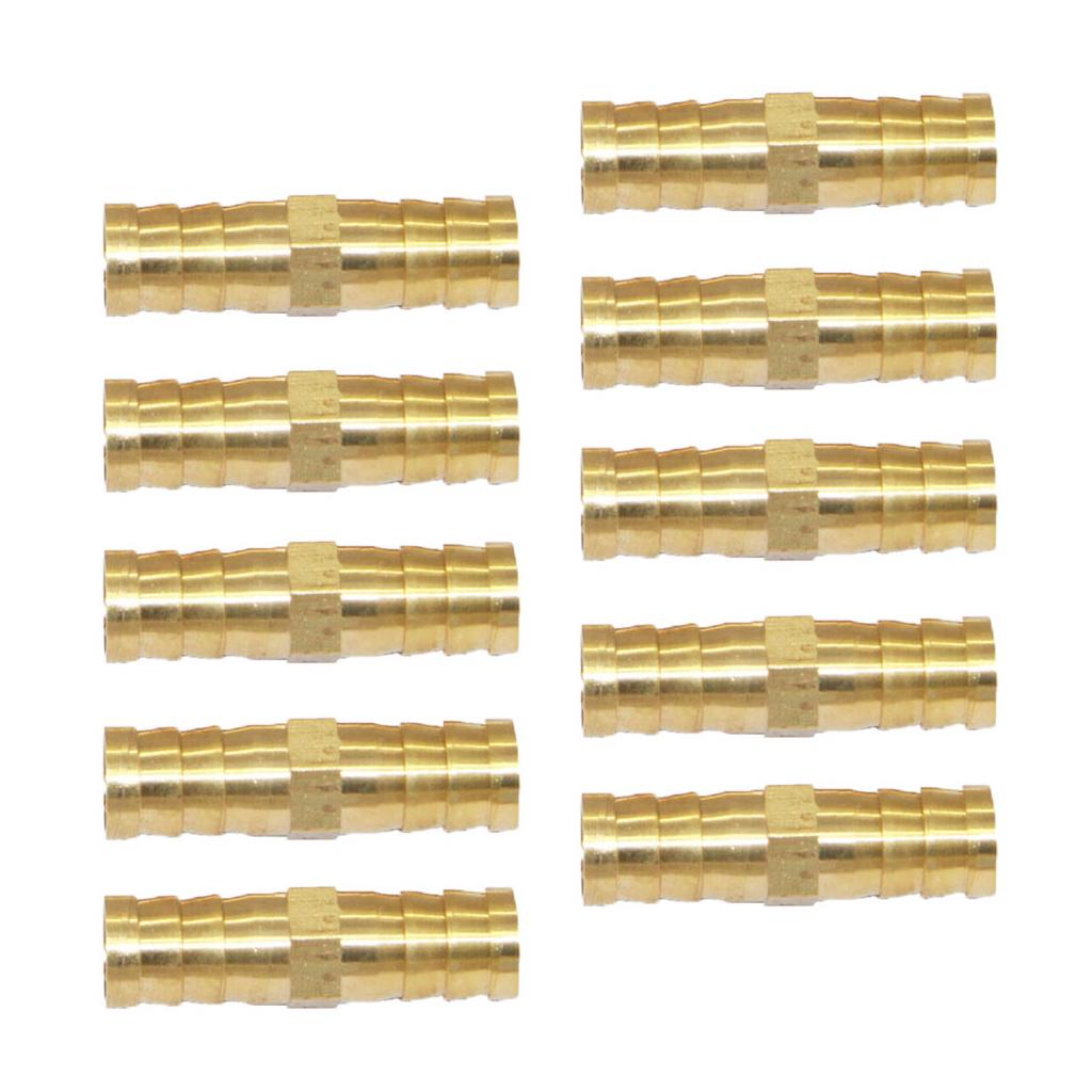10Pcs BRASS AIR FITTING MALE COUPLER HOSE FITTINGS COMPRESSOR CONNECTOR 6MM