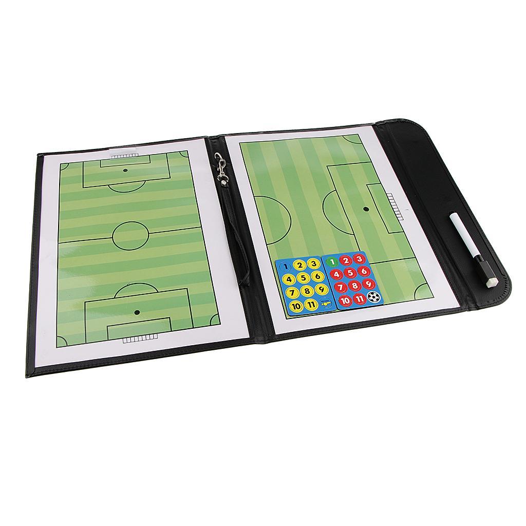 Portable Leather Football Soccer Coaches Erasable Pen