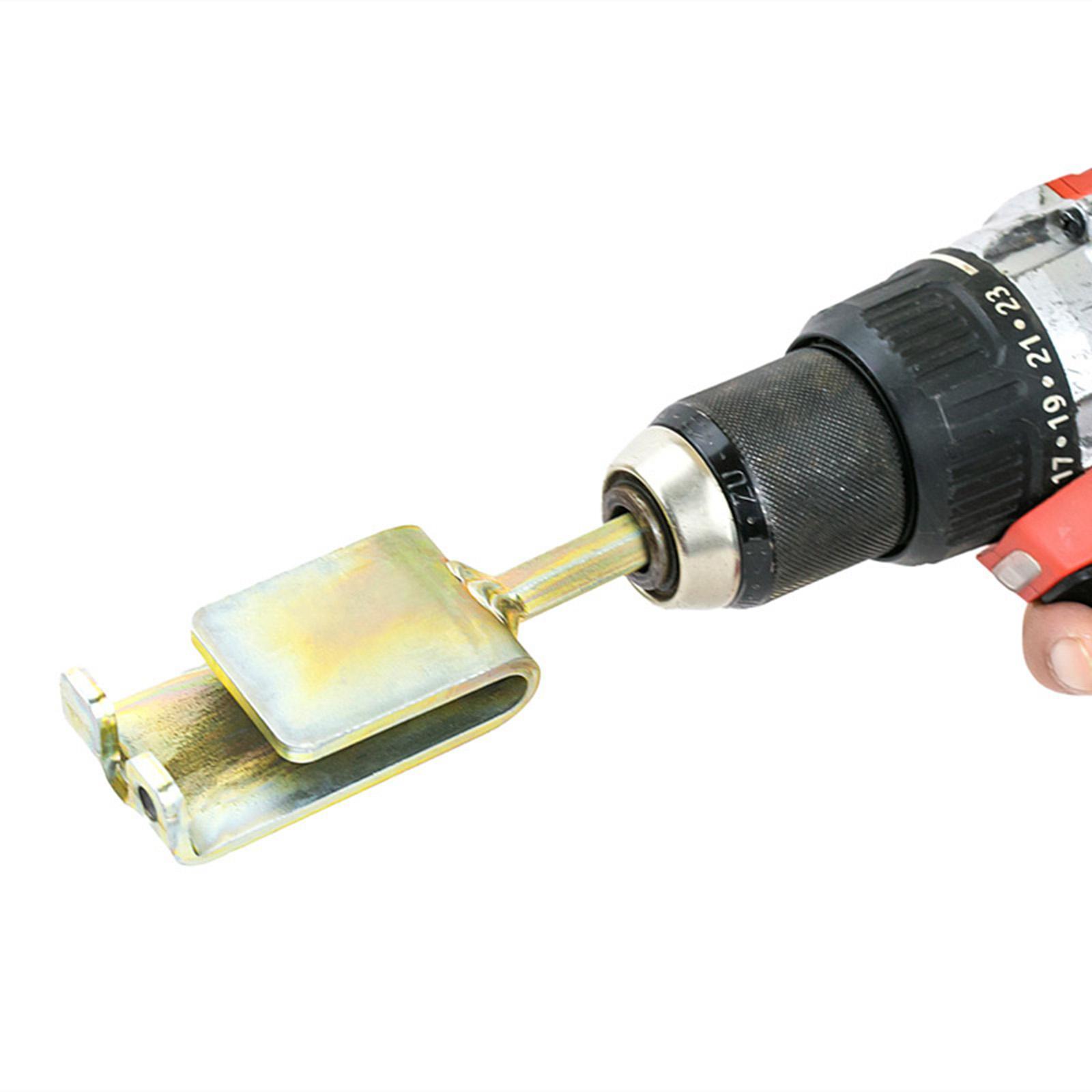 Ice Anchor Power Drill Adapter Practical Durable Shelter Tent Fixer Accessory for Tent Peg Make Set up Shelters Quick and Easy Clam Anchors