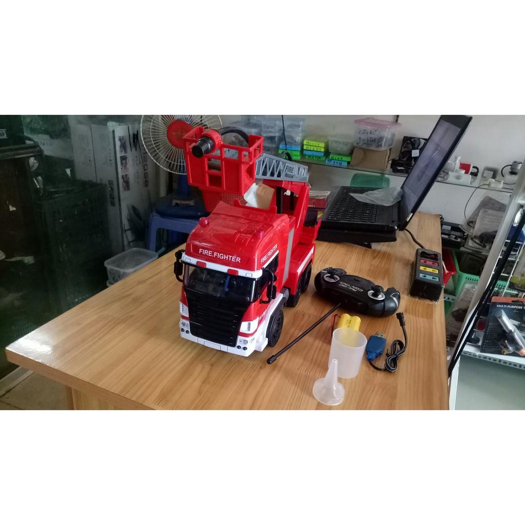 Mô hình xe cứu hỏa Syrcar phun nước 666-191NA