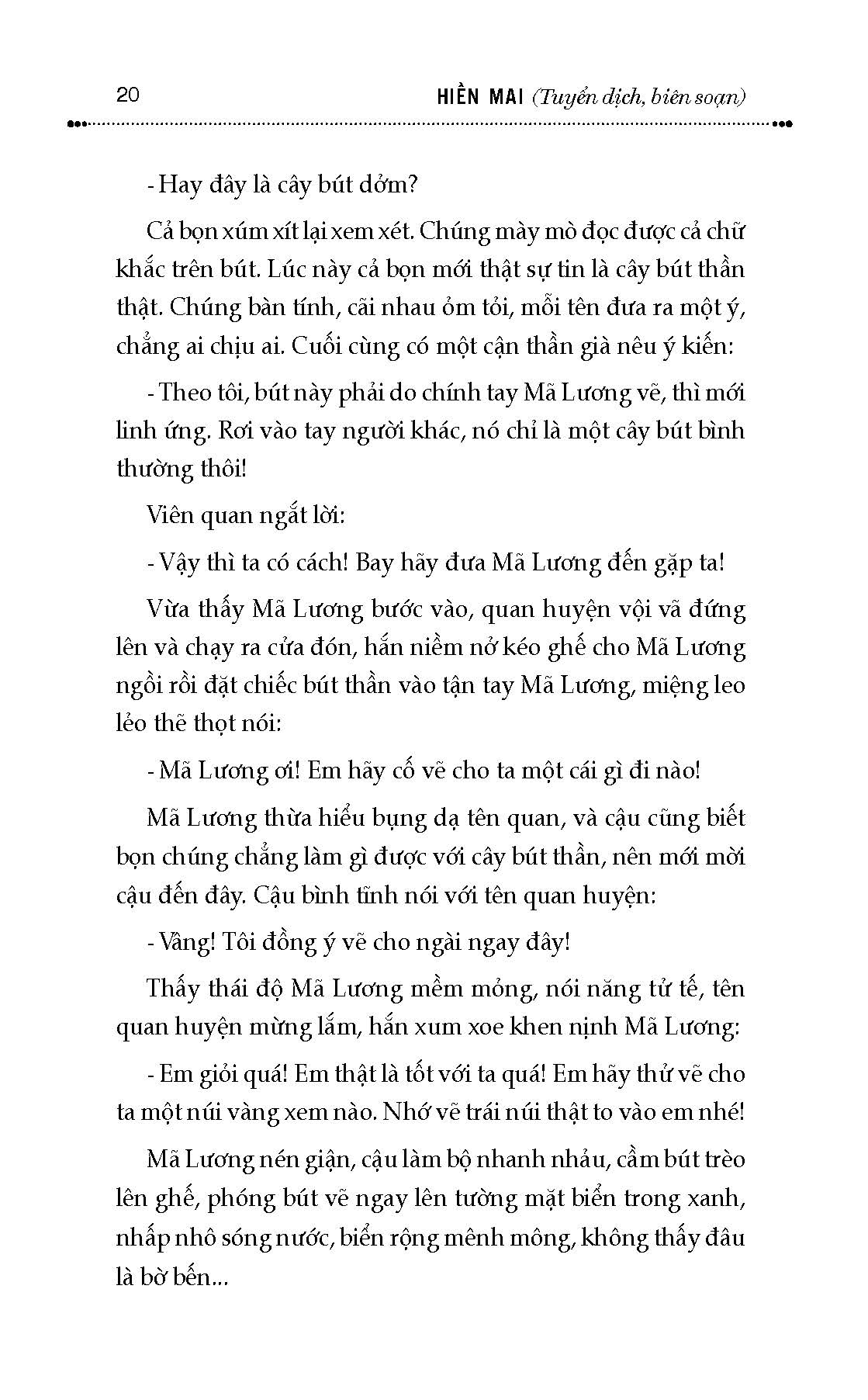 Truyện Cổ Tích Thế Giới Chọn Lọc - Quyển 1: Cây Bút Thần