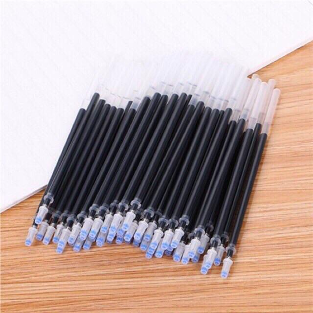 Combo 100 ngòi ruột bút bi nước thay vào bút chữ A và bút cute