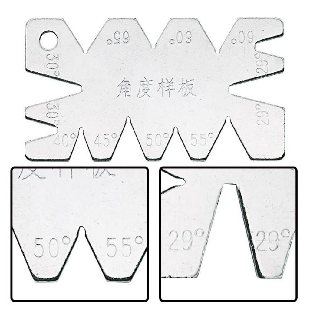3pcs Angle Gauge Set Sharpener Tools S/S Inspection Drill Bits Angle Metal