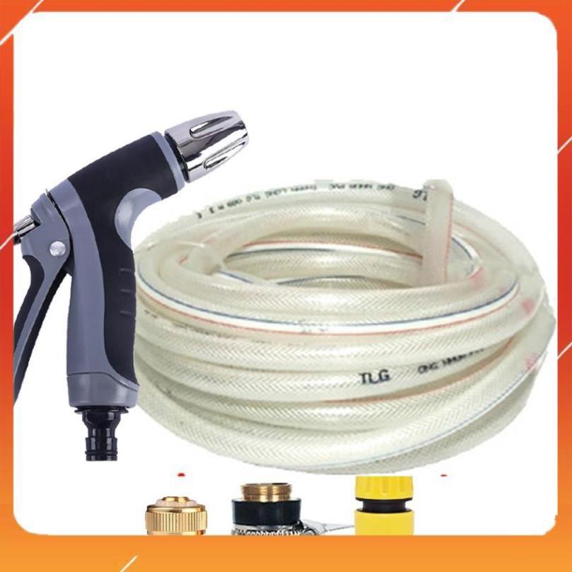 Bộ dây và vòi xịt rửa xe tưới cây tăng áp 15M 206817