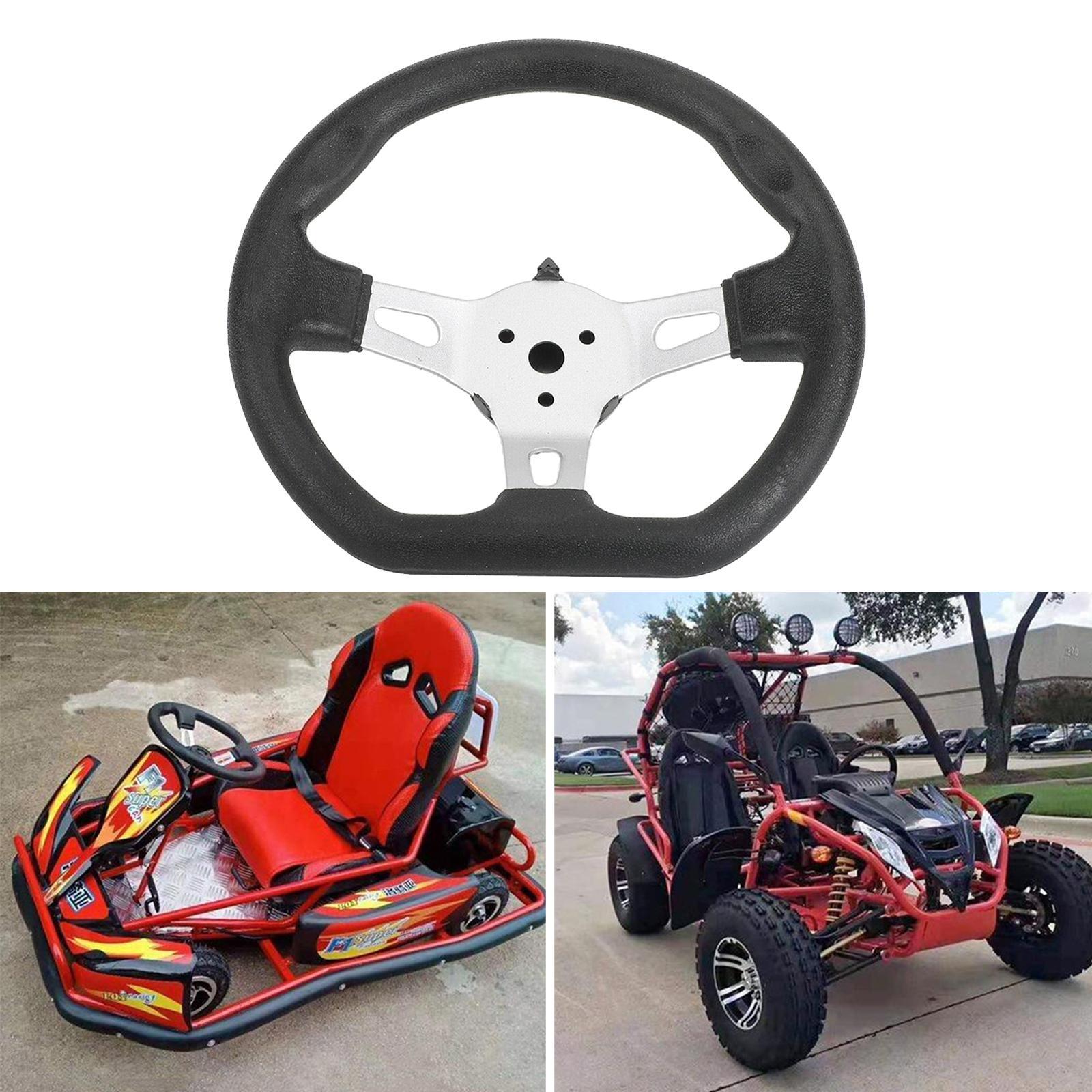 270mm Go Kart Steering Wheel Kart Parts Replacement For Go-Kart Buggy