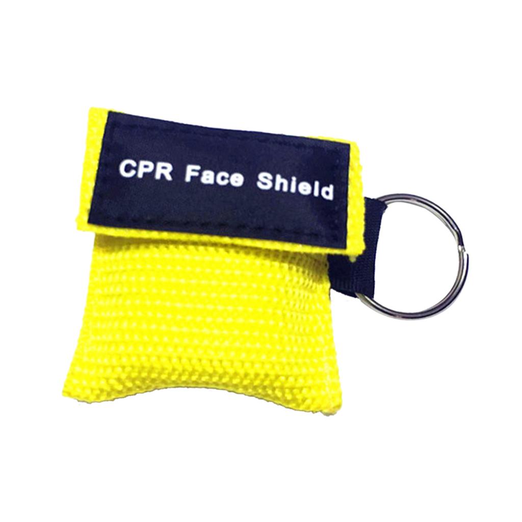 CPR Mask Keychain Emergency Survial Rescue Face Shield For First Aid