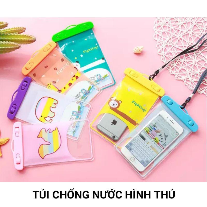 Túi chống nước cho điện thoại hình thú dễ thương (Nhiều Mẫu)