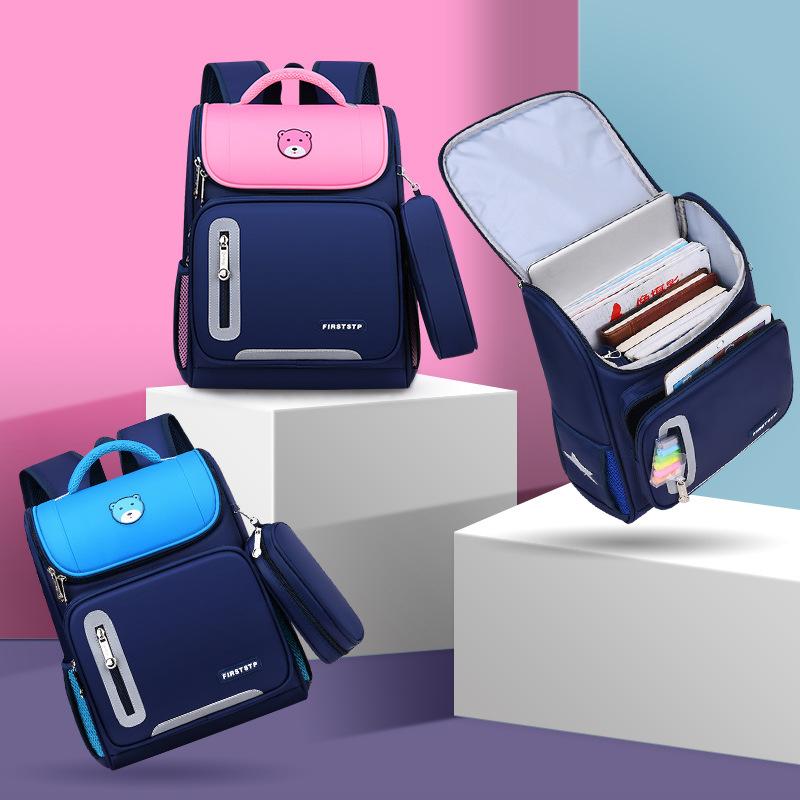 Chống Thấm Nước Cho Bé Học Túi Trường Tiểu Học Ba Lô Bé Trai Bé Gái Trẻ Em Tất Schoolbag Chỉnh Hình Ba Lô Mochila Infantil