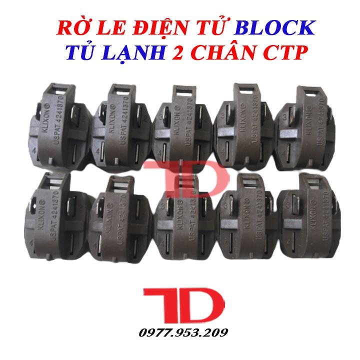 Combo 10 rờ le điện tử block tủ lạnh 2 chân CTP