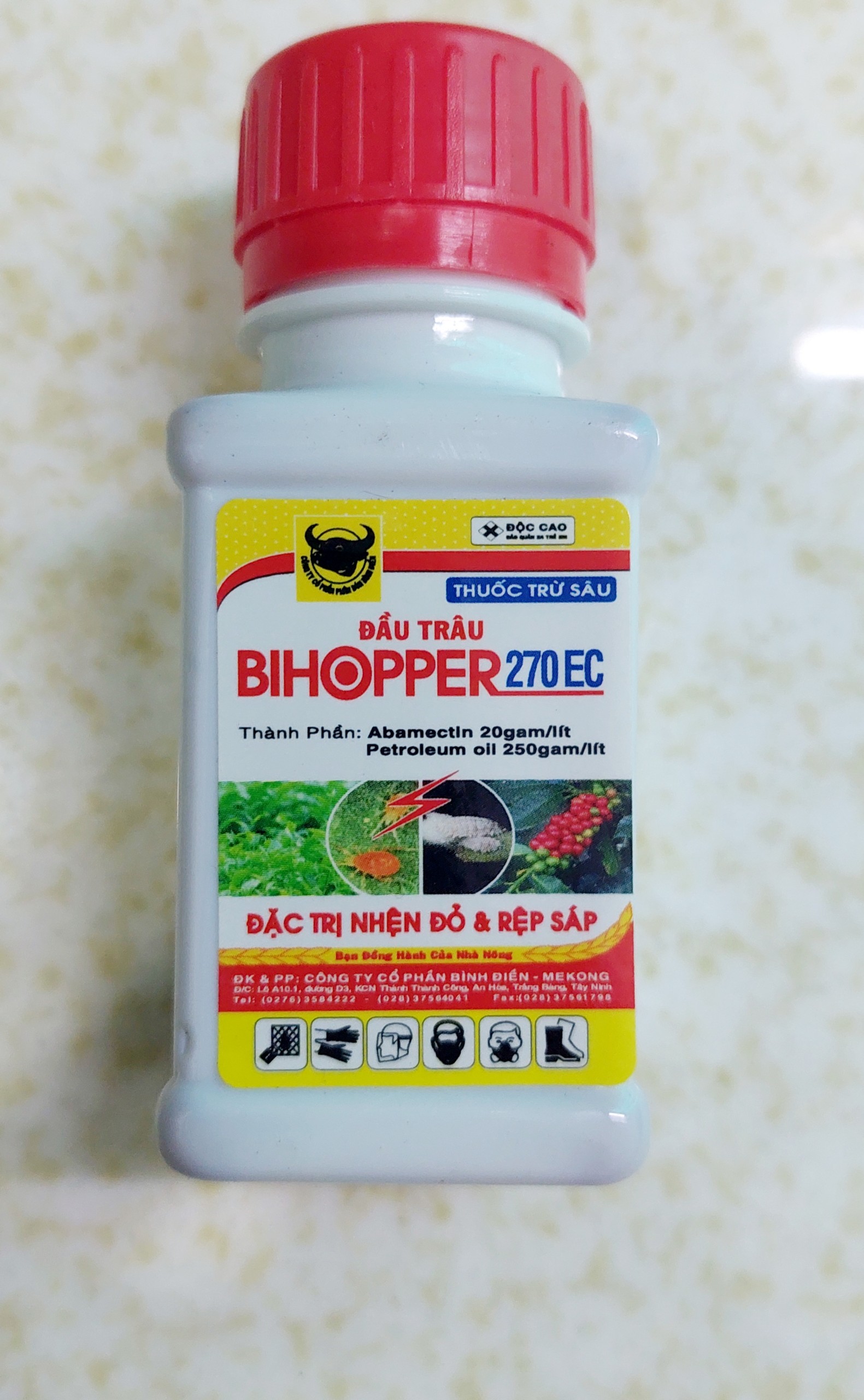 Đầu Trâu Bihopper 270EC trừ nhện đỏ rệp sáp chai 50ml
