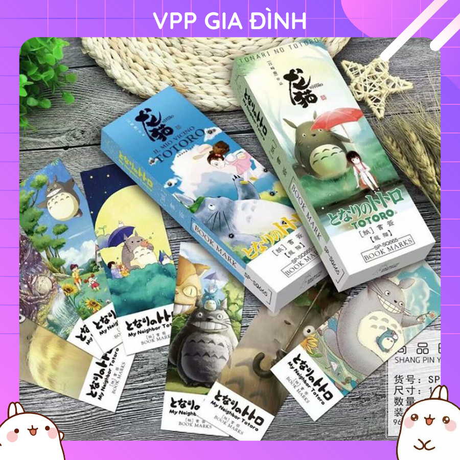 Hộp 32 Đánh Dấu Trang Sách Bookmark Totoro SP SQ665