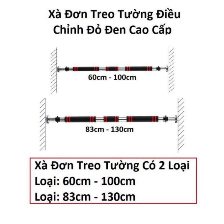 Xà Đơn Gắn Cửa, Treo Tường 2 Kích Thước, Dụng Cụ Tập Cơ Bụng, Tập Gym Tại Nhà Đa Năng Siêu Tiện Dụng