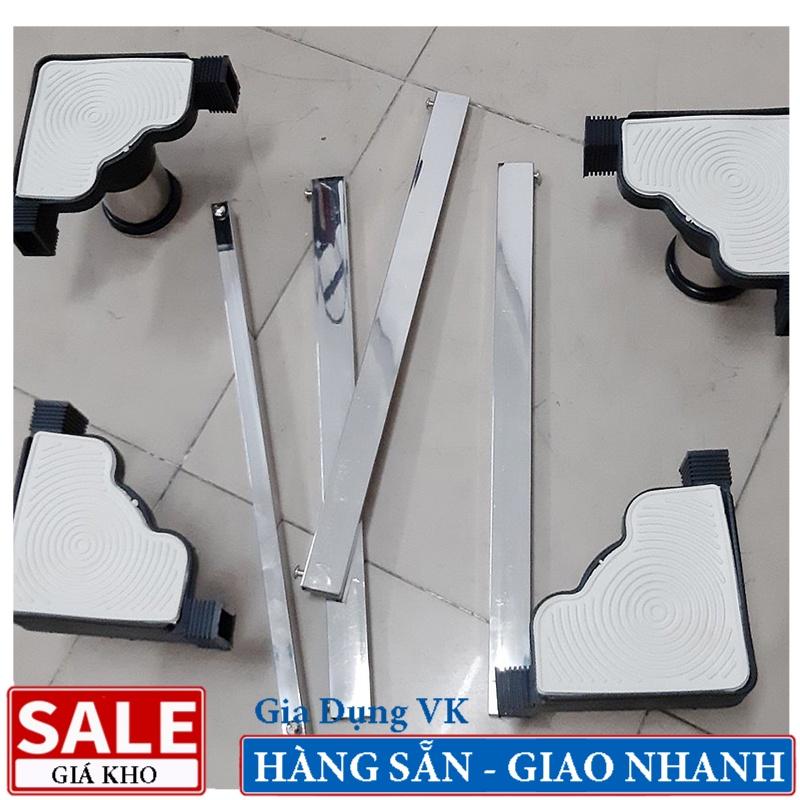 Chân Máy Giặt Chân Tủ Lạnh Đa Năng Inox - Điều Chỉnh Kích Thước Từ 43 Đến 63cm