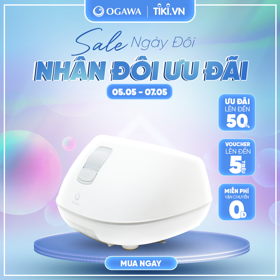 Máy massage chân bằng hơi nước OGAWA iSpa Steam Foot Massager