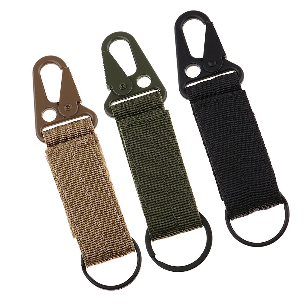 Key Hook Webbing Buckle Belt Carabiner Clip