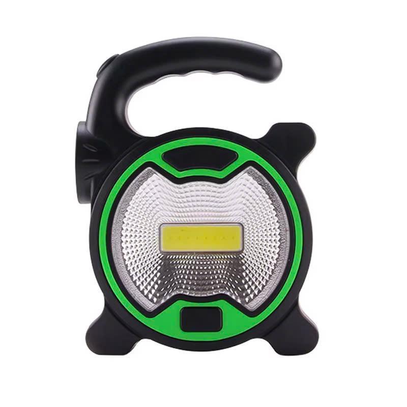 Đèn Pin Led Cob 2 Chế Độ Chống Nước Di Động Có Tay Cầm Dùng 3 Pin Aa Tiện Dụng