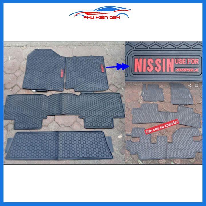 Thảm lót sàn ô tô cao su 3D Toyota Avanza 2022-2023, thảm trải sàn xe hơi không mùi, chống trơn trượt, mài mòn tốt