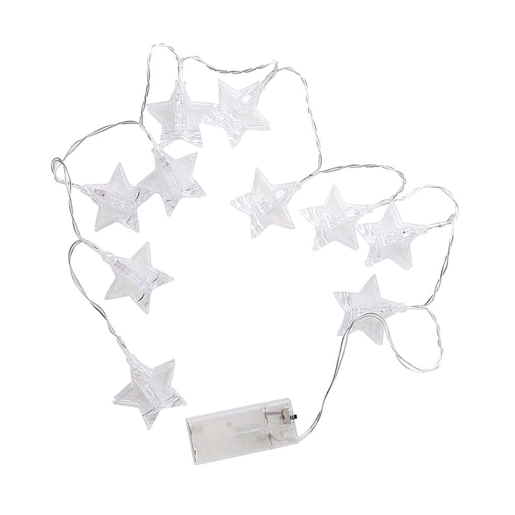 BZ756 10 LED Battery Star Photo Clips for Decorative Lamp Strings