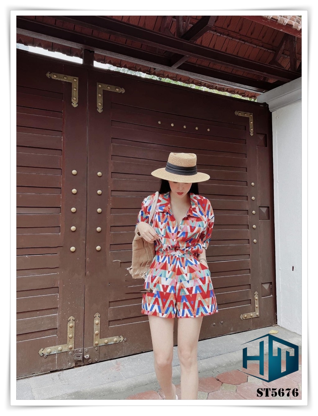 Sét bộ sơ mi hoạ tiết - Nổi bật