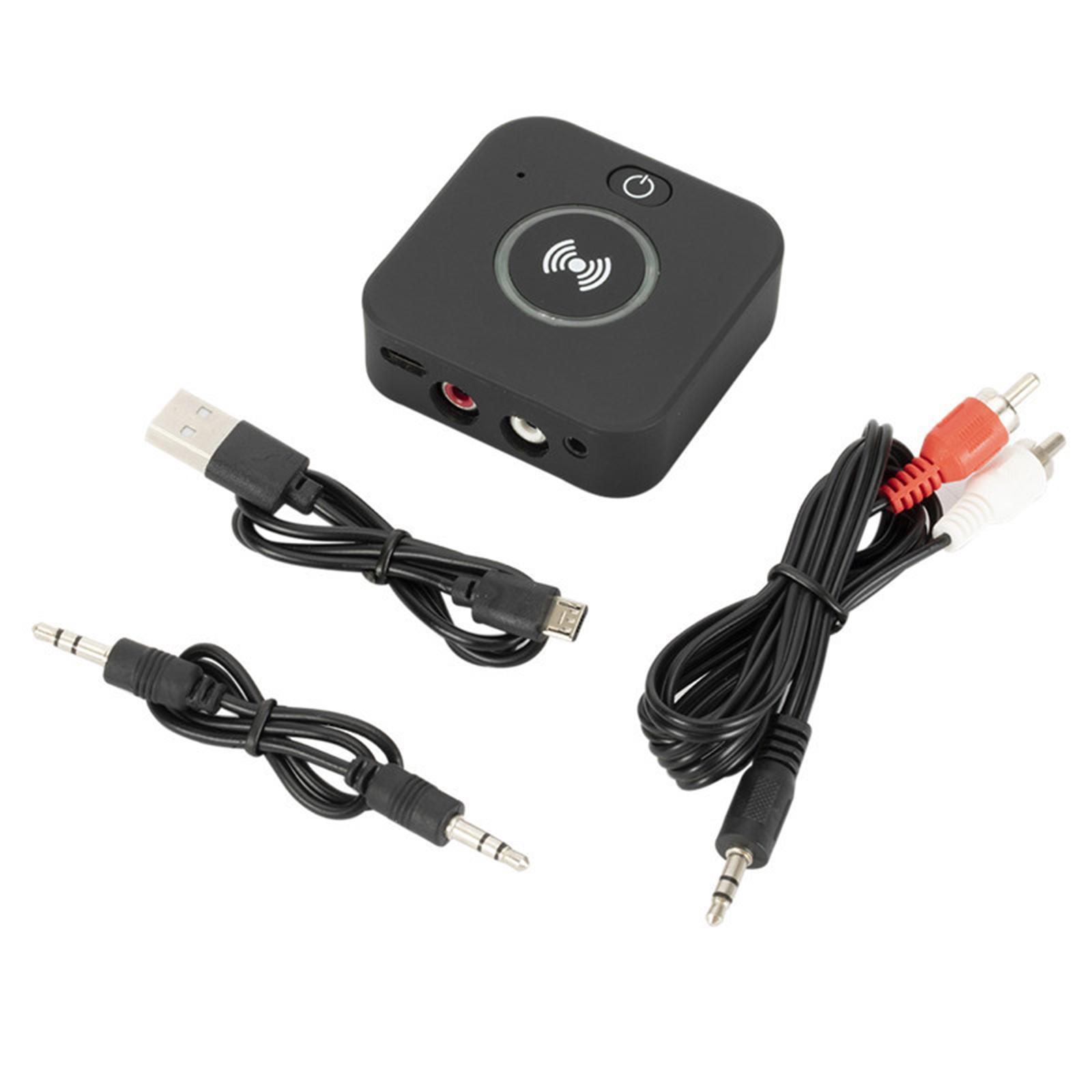 Bluetooth 5.0  Receiver Audio Receiver 3.5mm AUX RCA Low Latency