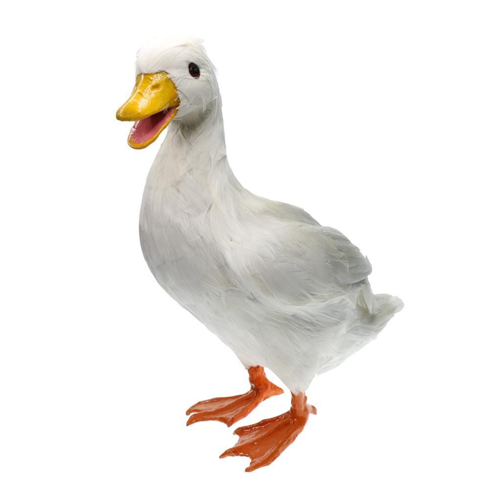 Realistic Duck Ornament Decoy Home Garden Water Pond Pool Decor