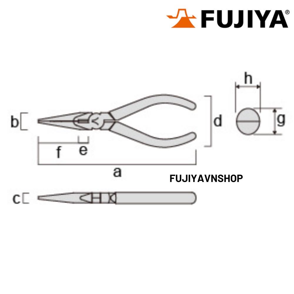 Kìm nhọn Fujiya GMR-150S kích thước 150mm