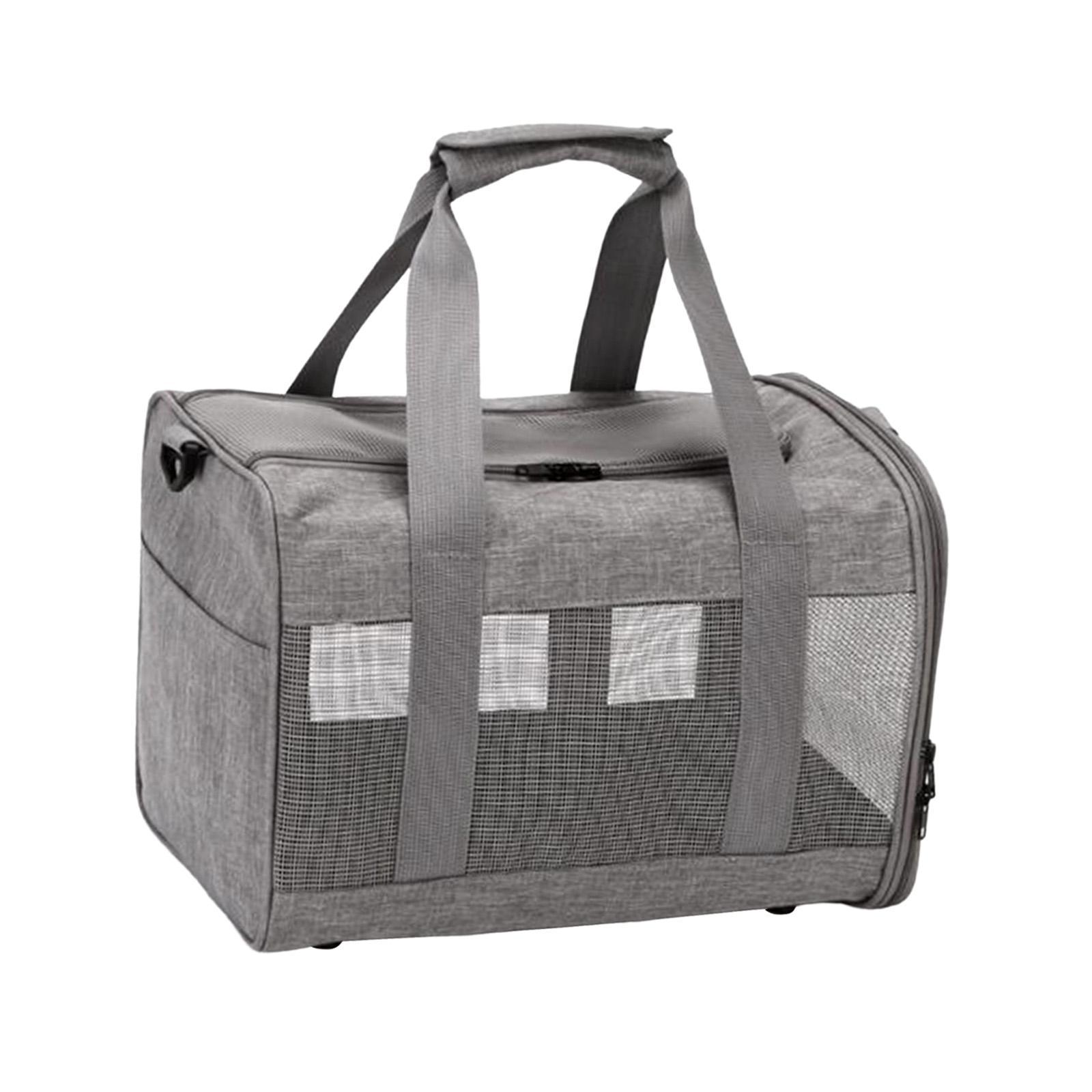 Soft Sided Pet Carrier Cat Carrier Bag Shoulder Bag Ventilated Foldable Carry Bag for Small Dogs for Small Animals Small Medium Cats