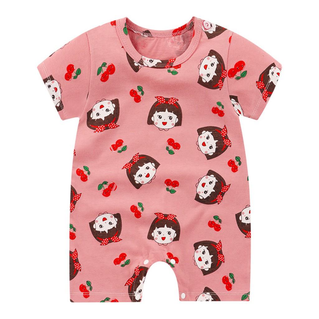 Body đùi cho bé trai gái sơ sinh bodysuit cho bé quần áo sơ sinh cộc tay in hình Cực Yêu hàng QC loại 1 - BDC07
