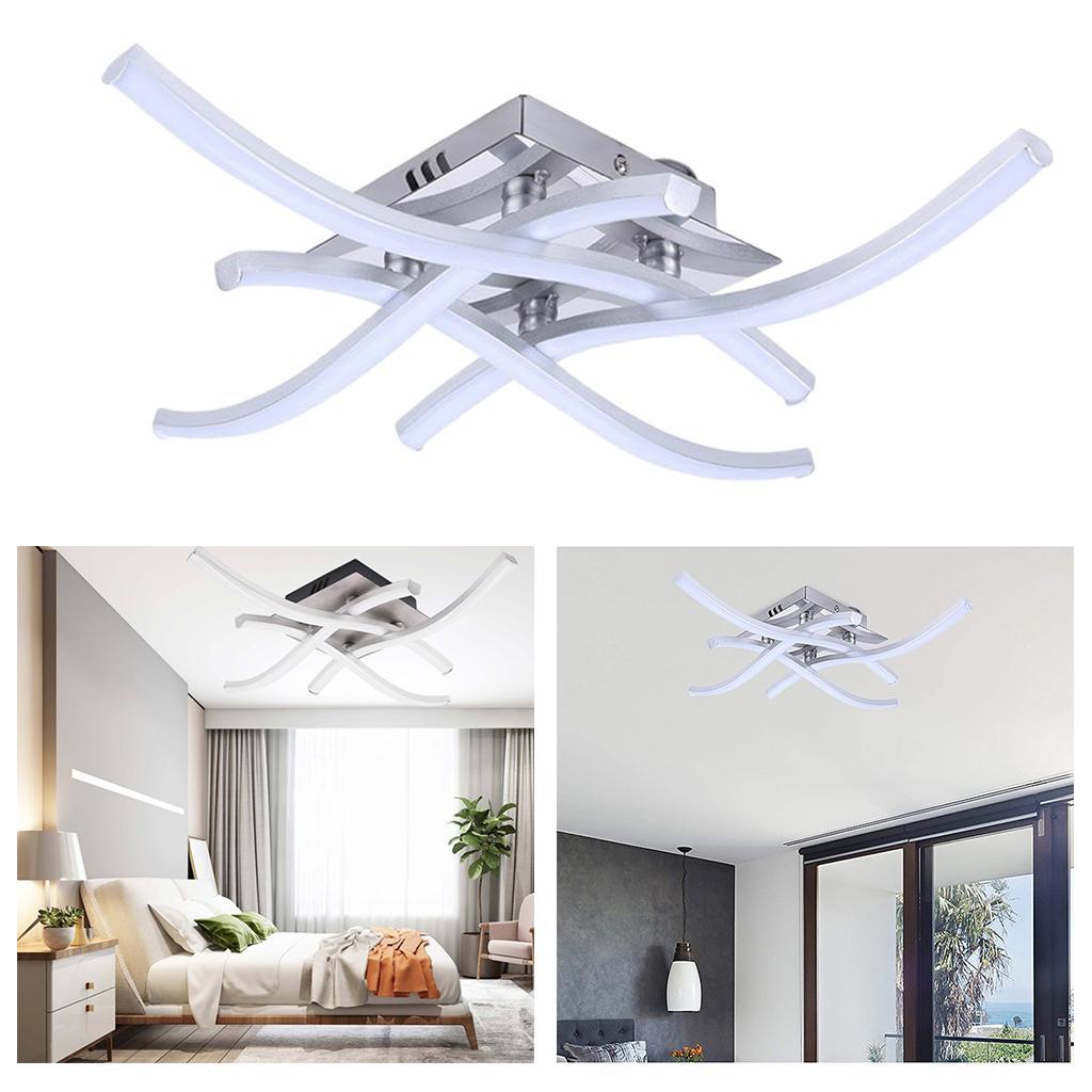 Modern 4-Bar LED Ceiling Light Indoor Kitchen Lamps Lighting Warm White