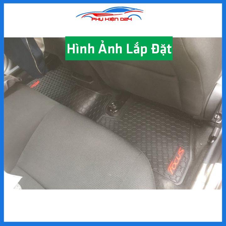 Lót sàn ô tô cao su Focus 2012-2013-2014-2015-2016-2017-2018-2019-2020-2021-2022 không mùi chống trơn trượt