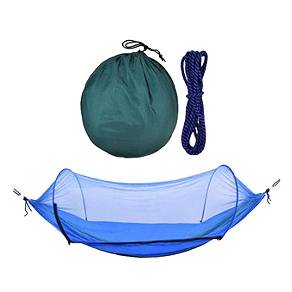 Outdoor Camping Hammock Boat Shape Bed with Prevent Bites Net