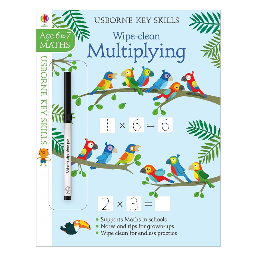 Usborne Usborne Key Skills Wipe-clean Multiplying 6-7