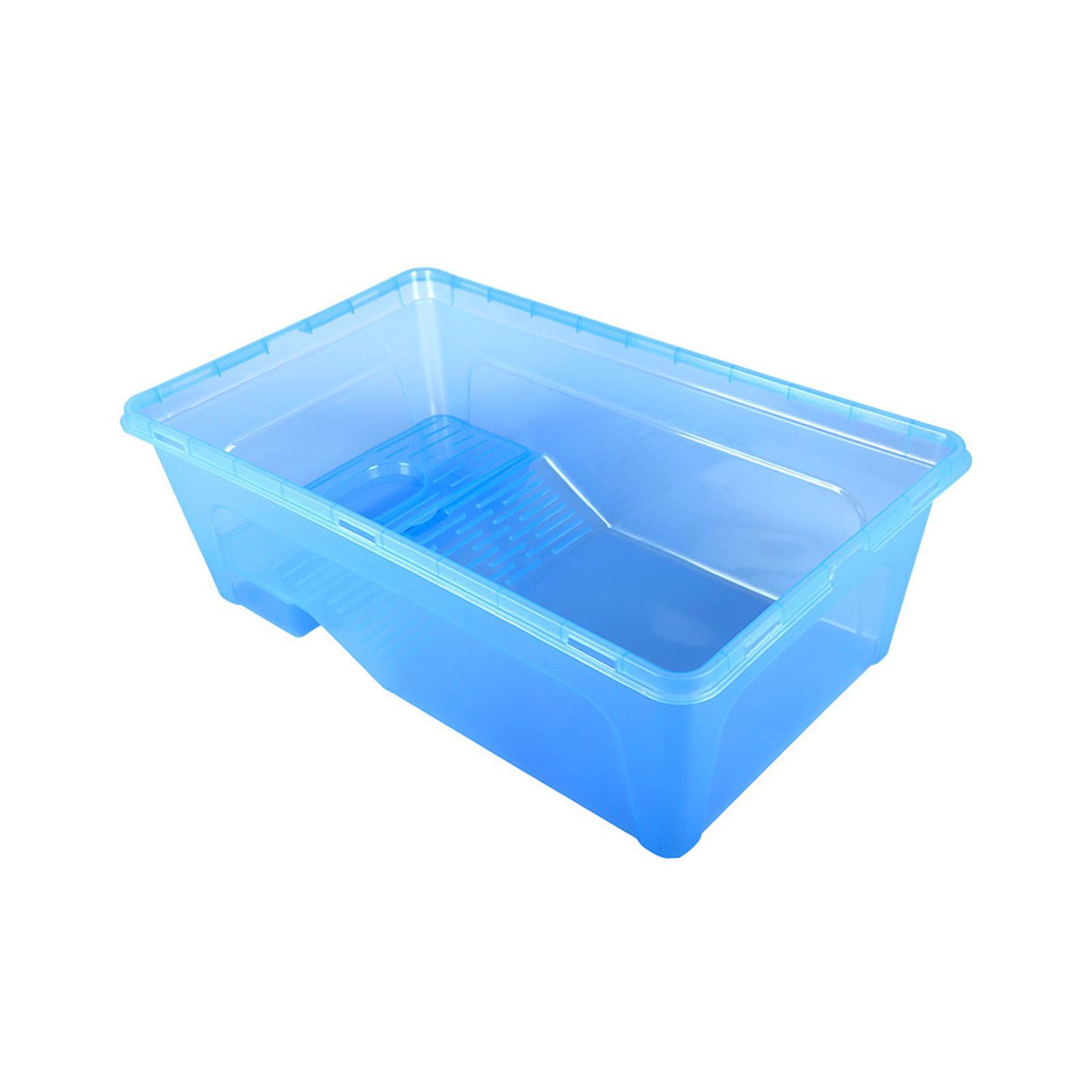 Reptile Habitat Box Turtles Tank Aquarium for Frog Tortoises Hermit Crabs