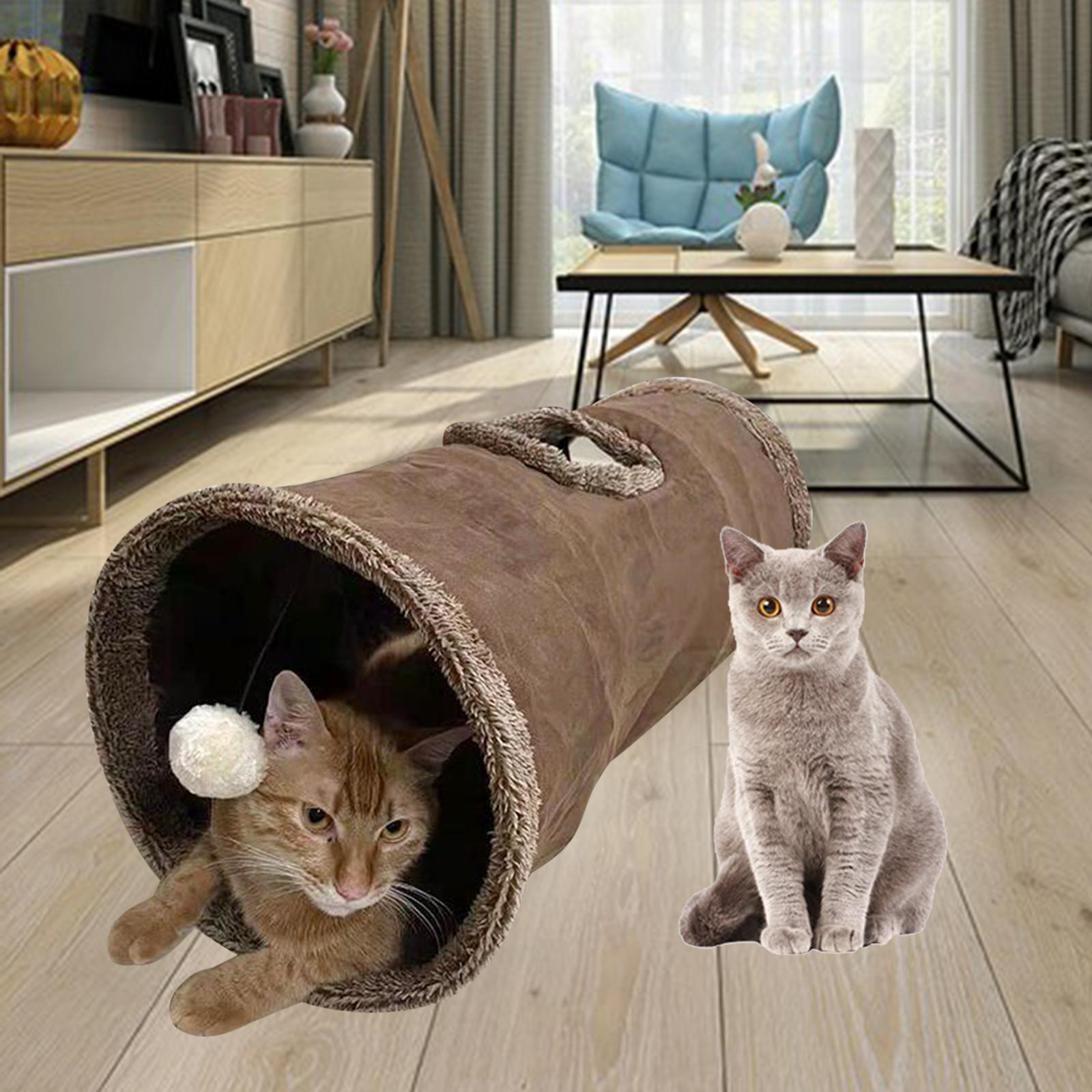 Cat Tunnel Interactive Tube Foldable Pet Dogs for Kitten Toys