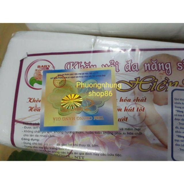 Combo 10 gói khăn vải khô đa năng baby