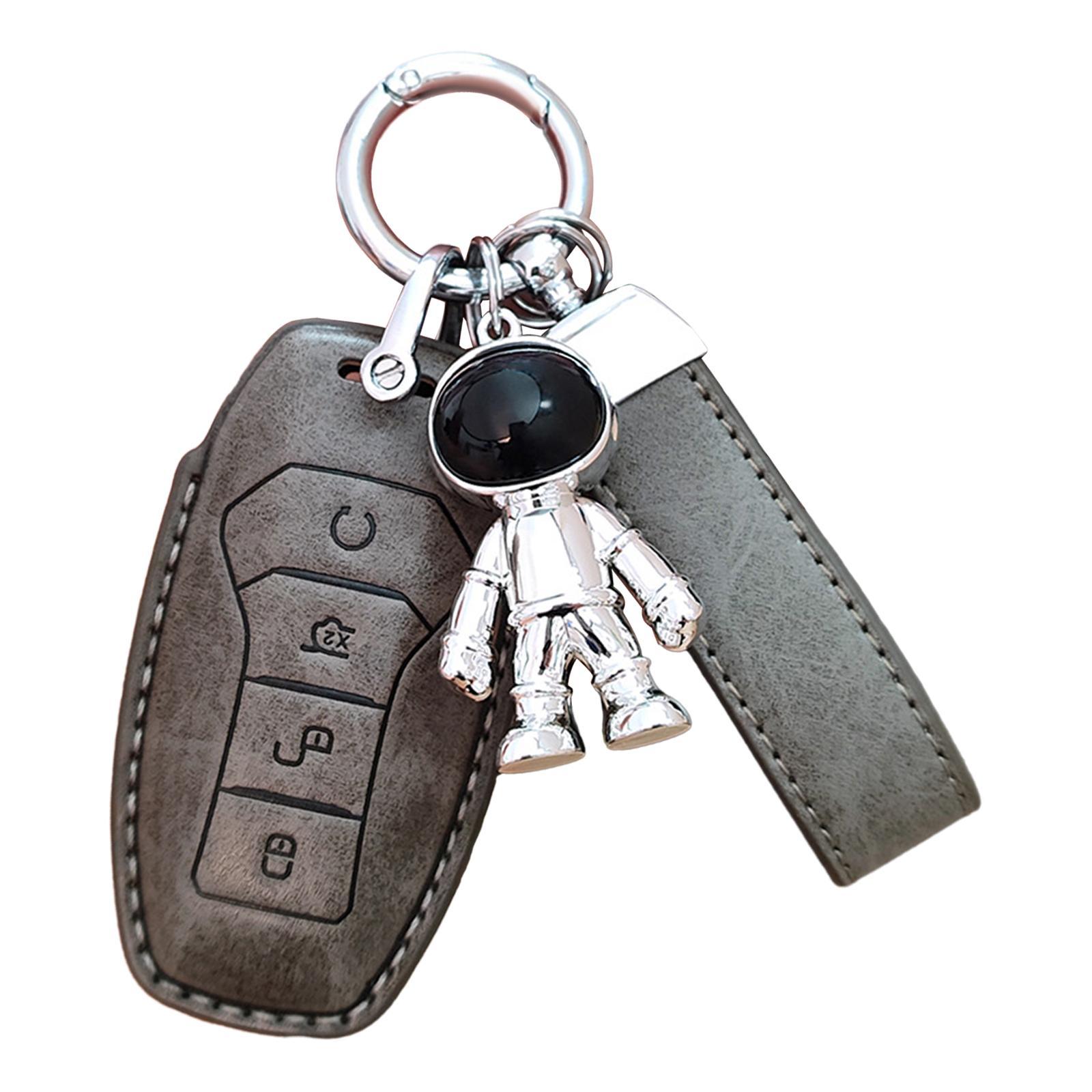 Car Key Fob Cover Protector Wear Resistant Waterproof Soft Automotive Key Case Holder with Keychain for Yuan Plus Atto 3