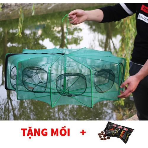 Lồng đánh cá thông minh 8 cửa